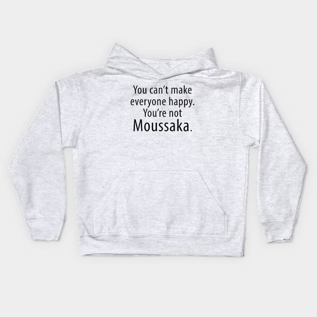 Moussaka Kids Hoodie by greekcorner